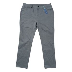 NWT Myles Tour Pants Slate Gray Performance Stretch Golf Khaki Mens 40